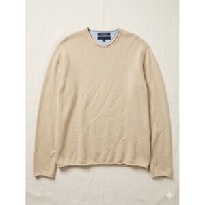 Tommy Hilfiger XL Mens Cotton Crew Neck Sweater Pullover Preppy